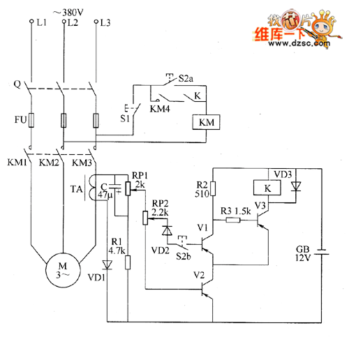 電動(dòng)機(jī)保護(hù)器電路圖九