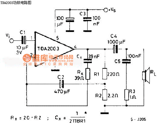 tda2003功放電路圖
