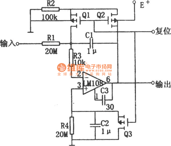 低漂移積分器電路圖