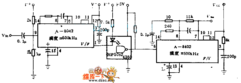 30 kHs帶寬的隔離電路圖