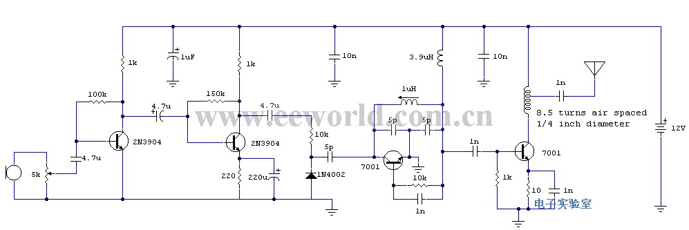 用三端穩(wěn)壓器制作的開關(guān)型穩(wěn)壓電源電路圖